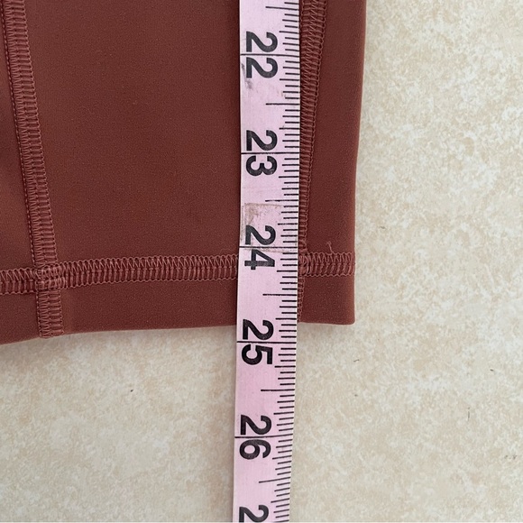 Lululemon Invigorate High-Rise Tight 25" Leggings Dark Terracotta 37626 - Picture 8 of 14